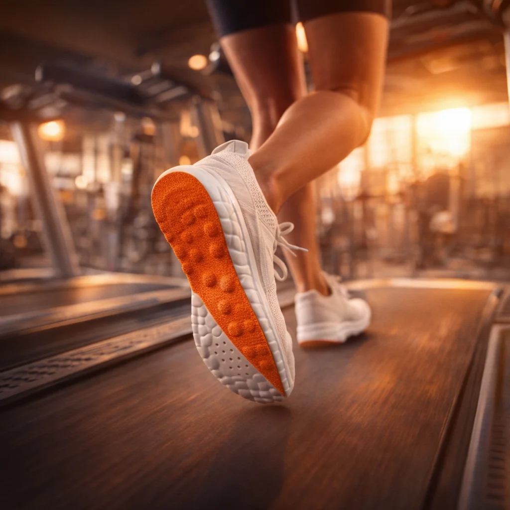 Massasjesåler for trening i bruk under løping - Skritt innleggssåler